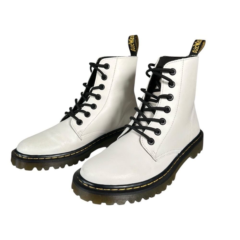 DR. MARTENS Jadon Smooth Leather Lug Sole Platform Boots - Picture 5 of 11